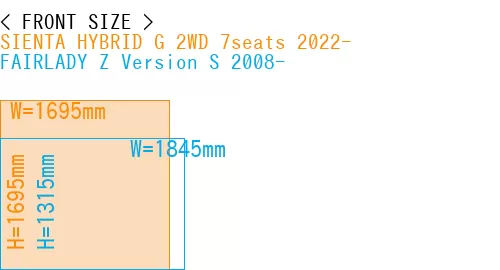 #SIENTA HYBRID G 2WD 7seats 2022- + FAIRLADY Z Version S 2008-